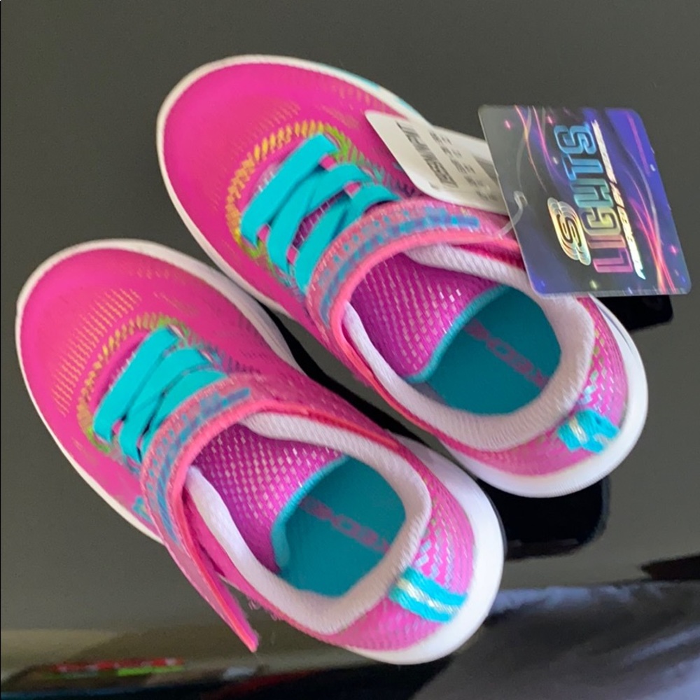 Skechers Kids' Litebeams-Gleam N'dream Sneaker